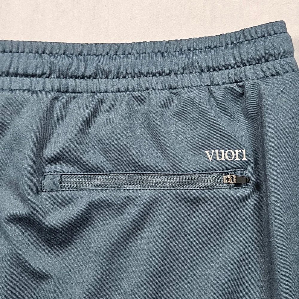 Vuori Sunday Performance Joggers Mens XXL Blue Athletic Zip Pocket Sweatpants